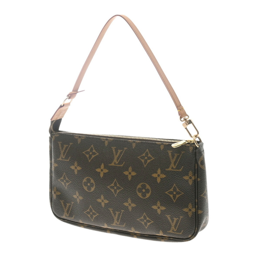 Louis Vuitton Accessoires Monogram Pochette Accessory Canvas Brown